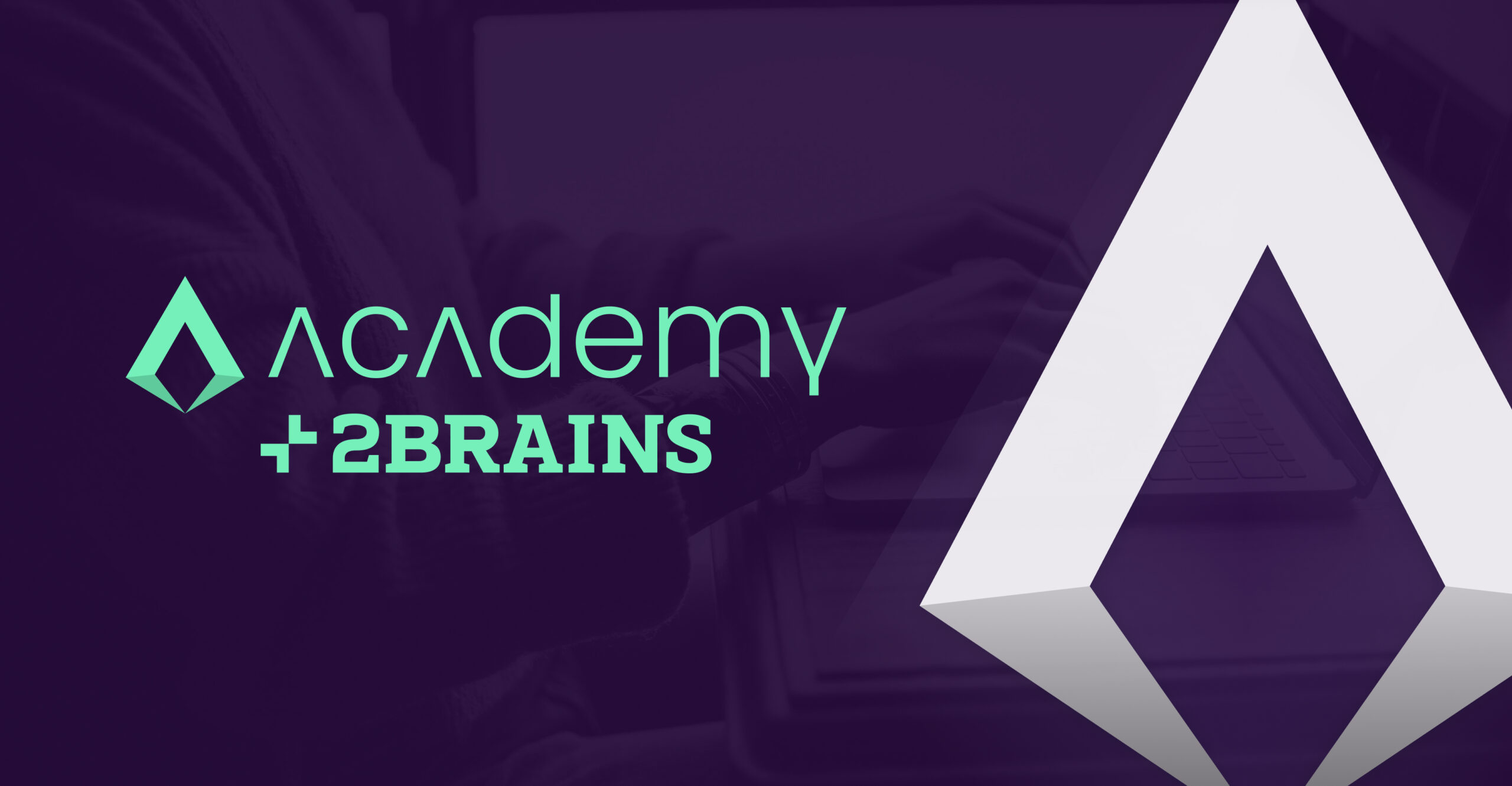 imagen morada que dice 2Brains Academy